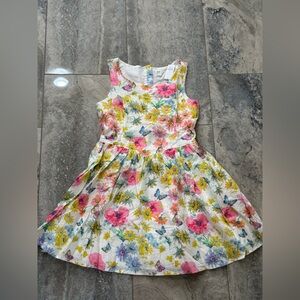 GAP Floral Kids Dress - Linen - Cotton Blend